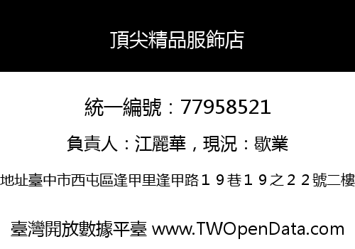 頂尖精品服飾店