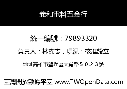 義和電料五金行