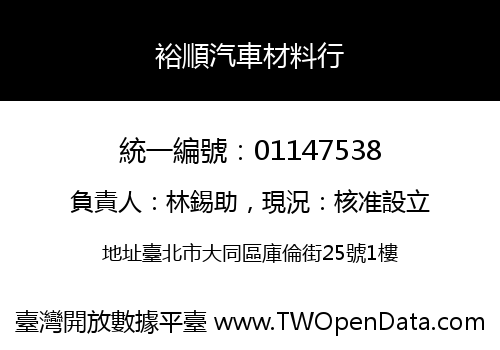 裕順汽車材料行
