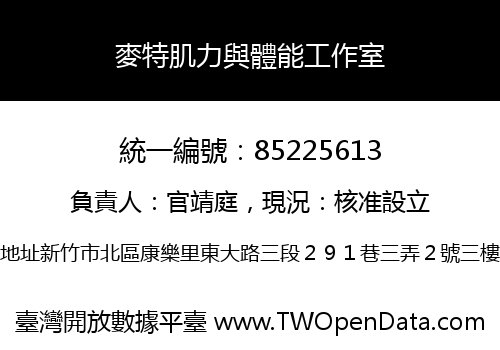 麥特肌力與體能工作室