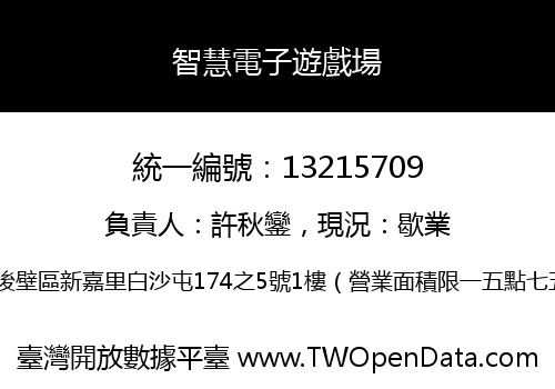 智慧電子遊戲場