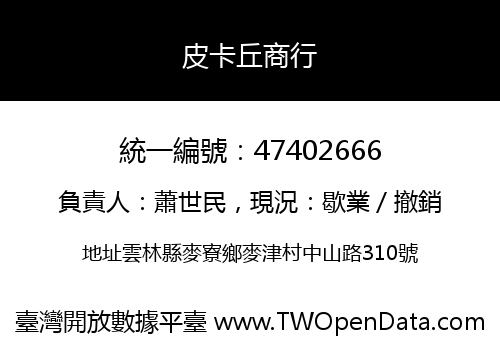 皮卡丘商行