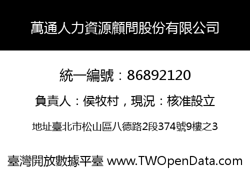 萬通人力資源顧問股份有限公司