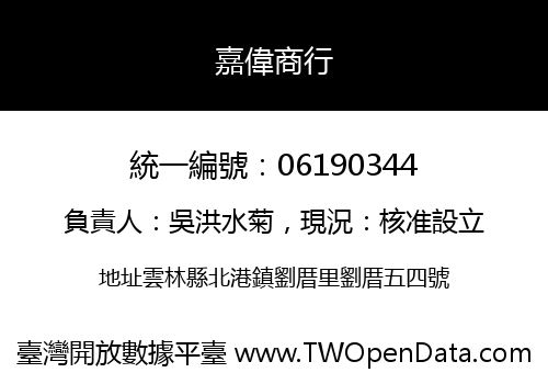 嘉偉商行