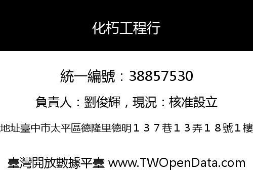 化朽工程行