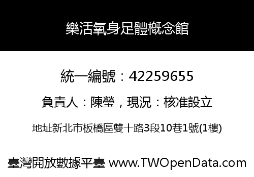 樂活氧身足體槪念館