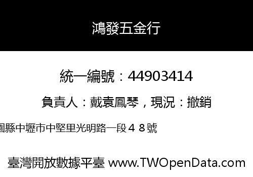 鴻發五金行
