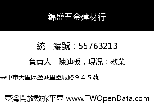 錦盛五金建材行