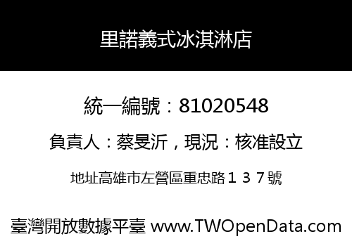 里諾義式冰淇淋店