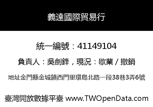義達國際貿易行