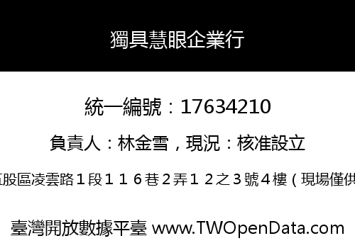 獨具慧眼企業行