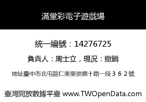滿堂彩電子遊戲場