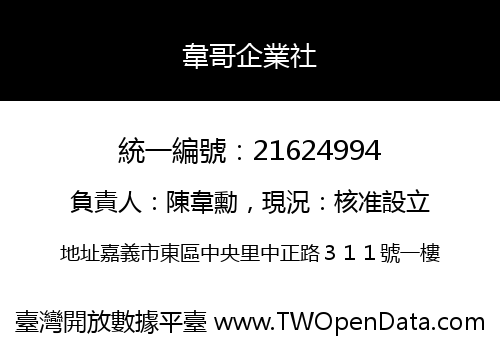 韋哥企業社