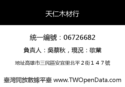 天仁木材行