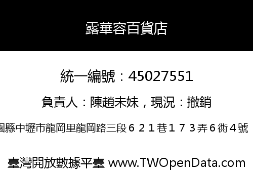 露華容百貨店
