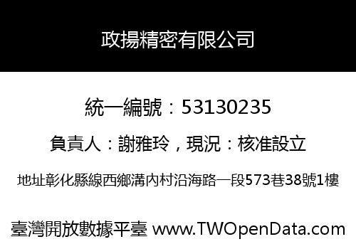 政揚精密有限公司