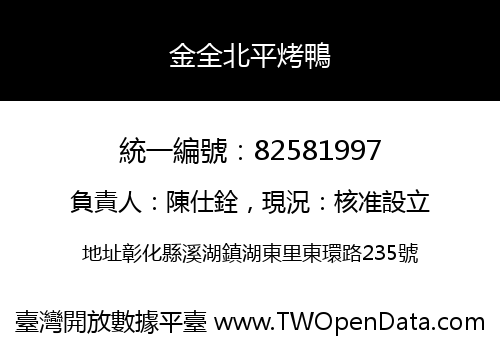 金全北平烤鴨
