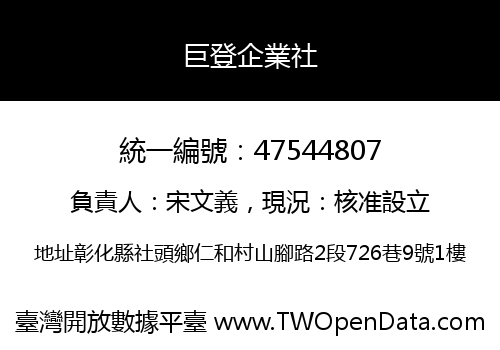 巨登企業社