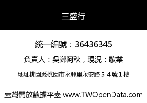 三盛行