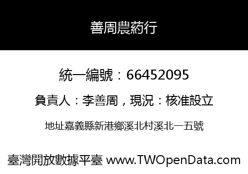 善周農葯行