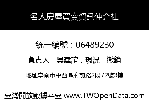 名人房屋買賣資訊仲介社