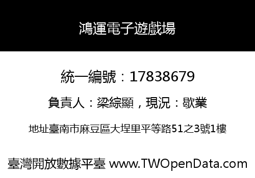 鴻運電子遊戲場