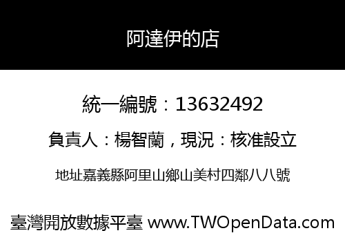 阿達伊的店