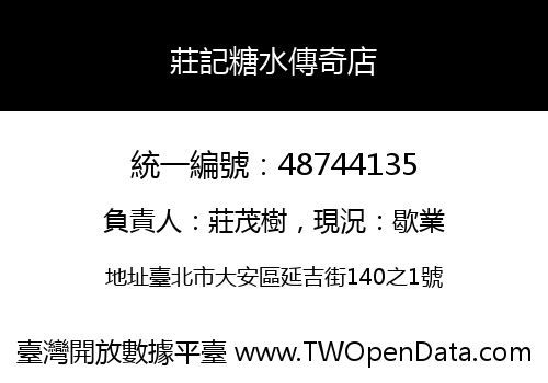 莊記糖水傳奇店