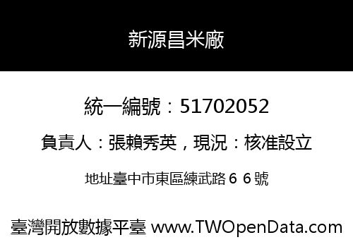 新源昌米廠