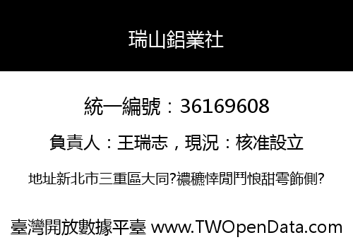瑞山鋁業社