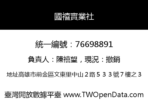 國禧實業社