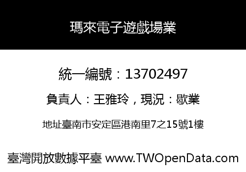 瑪來電子遊戲場業