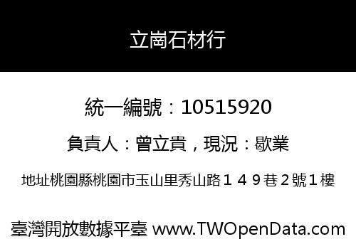 立崗石材行