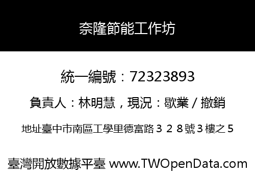 奈隆節能工作坊