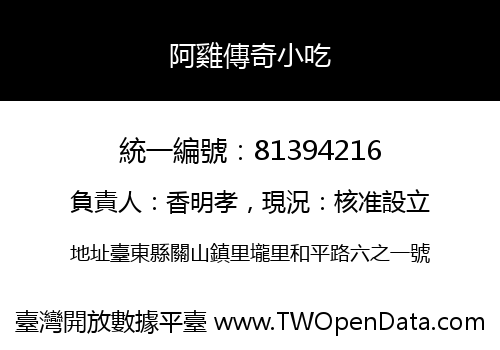 阿雞傳奇小吃