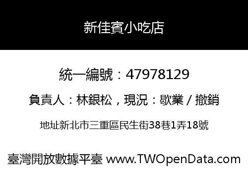 新佳賓小吃店