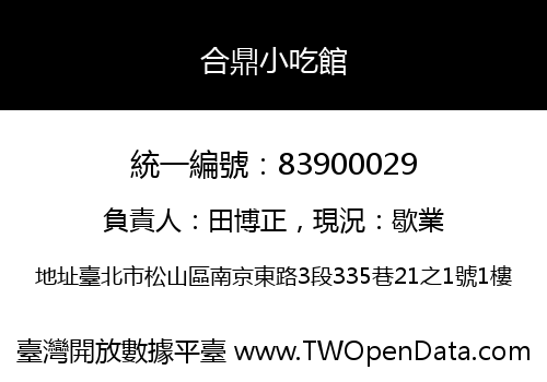 合鼎小吃館