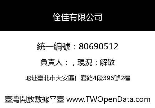 佺佳有限公司