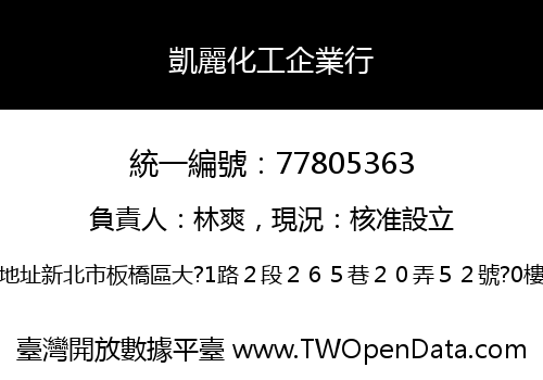 凱麗化工企業行