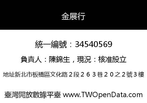 金展行