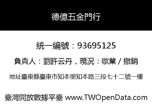德億五金門行