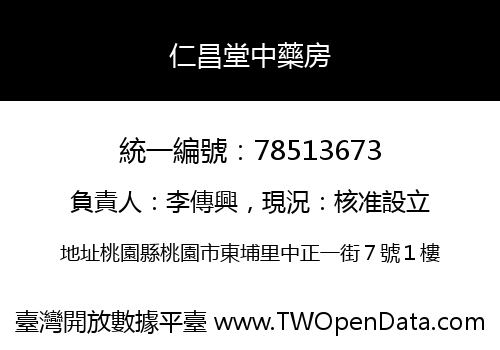 仁昌堂中藥房