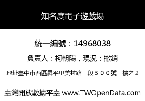 知名度電子遊戲場