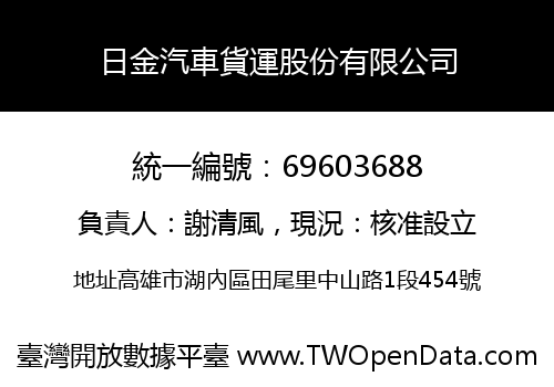 日金汽車貨運股份有限公司