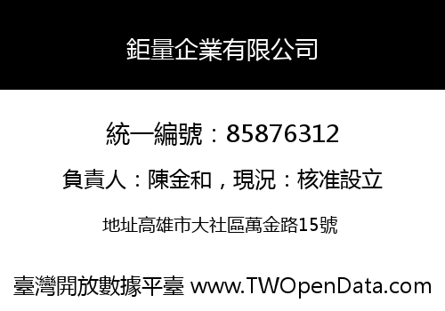 鉅量企業有限公司