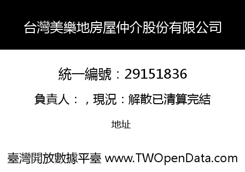 台灣美樂地房屋仲介股份有限公司