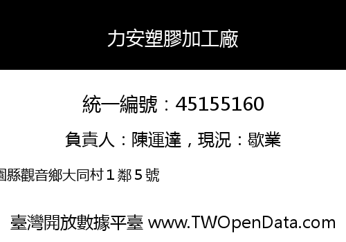 力安塑膠加工廠