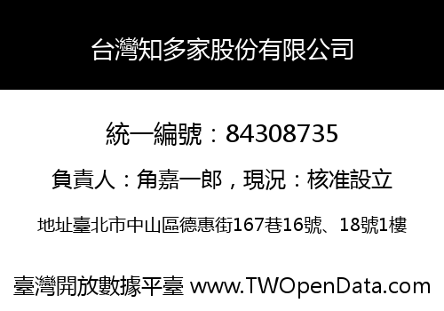 台灣知多家股份有限公司