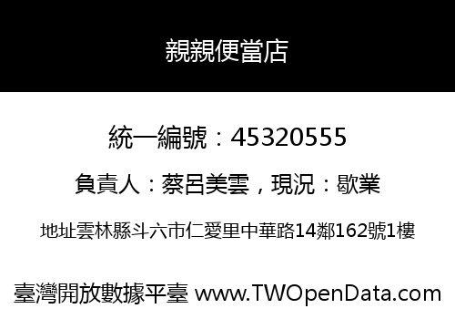 親親便當店