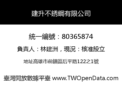 建升不銹鋼有限公司